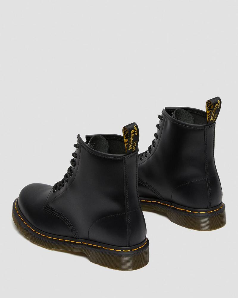 Dr Martens 1460 Smooth Leren Veterlaarzen Heren Zwart | NL 274NWY